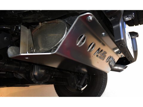 Ski de protection de silencieux arrière en aluminium de 6mm pour Jeep Wrangler JL V6 et 2.0L essence N4-Offroad