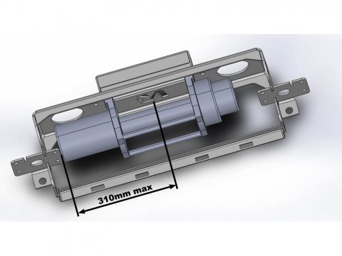 Platine de treuil intégrée au pare-chocs d'origine pour Toyota Hilux Revo après 01/2021 N4-Offroad