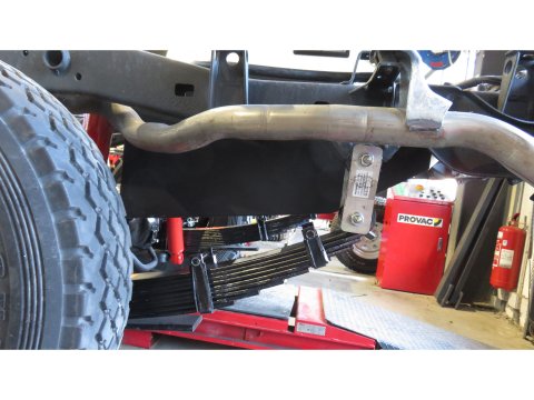 Réservoir supplémentaire auxiliaire inox 160L Toyota HZJ78 et HZJ79 simple cabine N4-Offroad