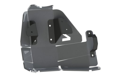 Ski de protection de nez de pont arrière en aluminium de 10mm pour Iveco Daily 3 4x4 phase 2 après 2019-2023 N4-Offroad