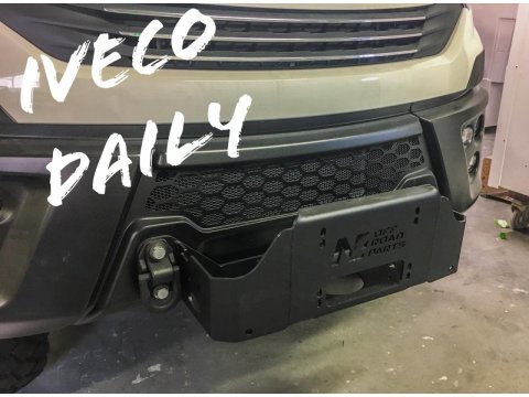 Platine de treuil pour Iveco Daily 4x4 III ph 2 - compatible treuils électriques 4-8 Tonnes N4-Offroad