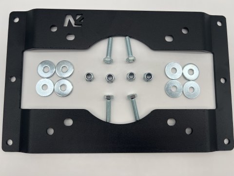 Kit support spécifique de fixation pour boitier relais de treuil Warn VR Evo Zeon Tabor N4-Offroad