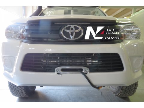 Platine de treuil intégrée au pare-chocs d'origine pour Toyota Hilux Revo avant 12/2020 N4-Offroad