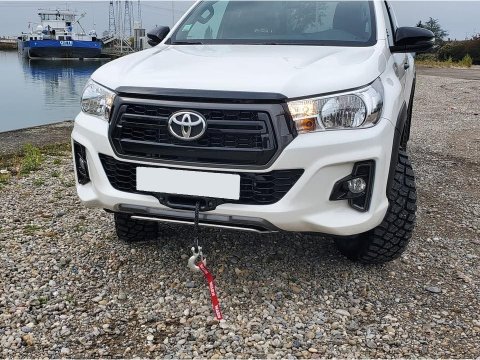 Platine de treuil intégrée au pare-chocs d'origine pour Toyota Hilux Revo avant 12/2020 N4-Offroad