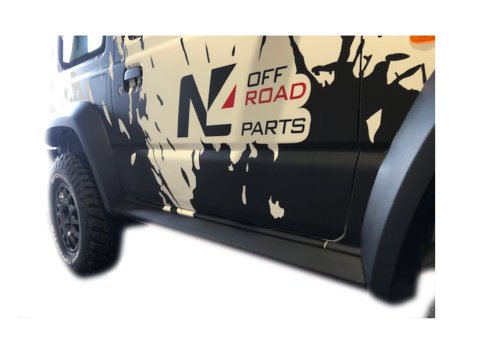 Protections tubulaires profilé de bas de caisse Suzuki Jimny GL N4-Offroad