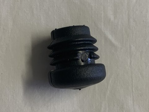 Embout plastique de tube telescopique
