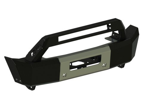 Pare-chocs avant acier Wrangler JL platine treuil intégrée banane courte N4-Offroad