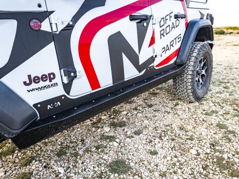 Protections de bas de caisse Jeep Wrangler Unlimited JLU 5 portes N4-Offroad