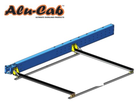 Support de auvent 270° ou 180° pour barres de toit transversale Alu-Cab