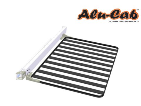 Support gauche de auvent 270° 180° et 2M pour galerie de toit Rhino Rack par Alu-Cab