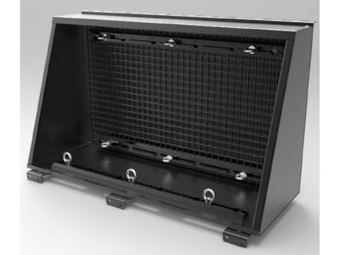 Ensemble grille et compartiments latéral 750mm de hardtop Alu-Cab