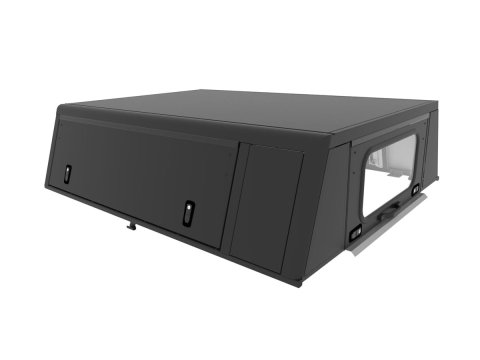 Hardtop Adventure noir lisse Isuzu D-Max Space-Cab 2012-2020 Alu-Cab