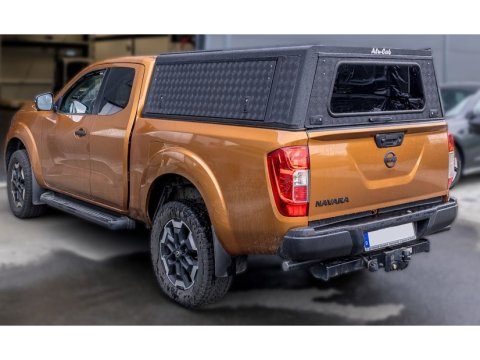 Hardtop Explorer noir strié Nissan Navara 2016+ King-Cab Alu-Cab