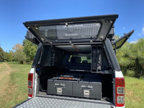 Tiroirs double 1230 mm Alu-Cab