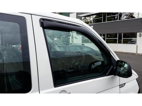 Jeu de 2 déflecteurs de vitre avant pour VW Transporter T5 T6 T6.1 - montage collé