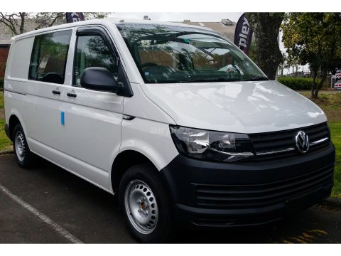 Jeu de 2 déflecteurs de vitre avant pour VW Transporter T5 T6 T6.1 - montage collé
