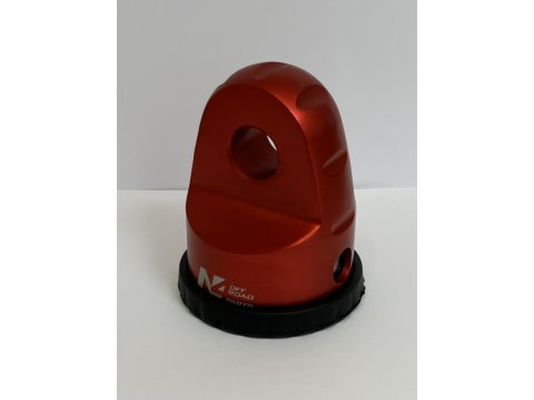 Arrêt de corde 8T en aluminium anodisé rouge pour fixation manille N4-Offroad