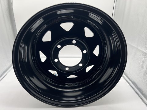 Jante acier Triangular noire 8X16 6x139.7 Land Cruiser Patrol Pajero N4-Offroad
