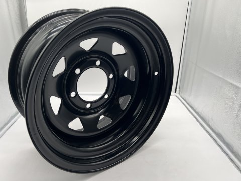 Jante acier Triangular noire 8X16 6x139.7 Land Cruiser Patrol Pajero N4-Offroad
