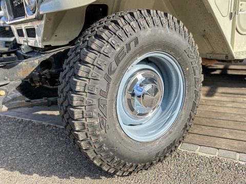 Jante acier N4-Offroad Vintage à crochets grise 7x16 6x139.7 Toyota Land Cruiser