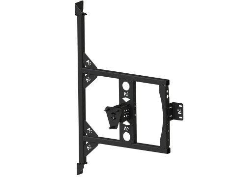 Porte roue de secours en inox sur porte arrière gauche Fiat Ducato Campeo N4-Offroad