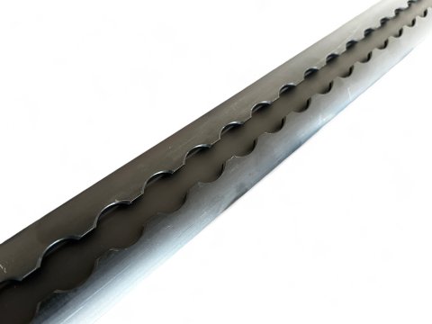Rail arrimage Aero semi circulaire aluminium anodise noir 1000mm