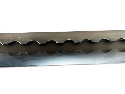 Rail arrimage Aero semi circulaire aluminium anodise noir 1000mm