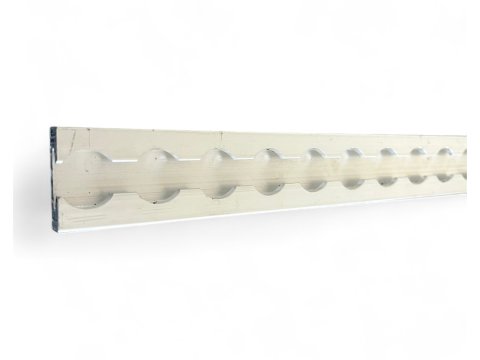 Rail arrimage Aero encastrable aluminium anodise 2000mm