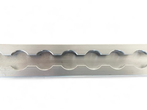 Rail arrimage Aero encastrable aluminium anodise 1000mm