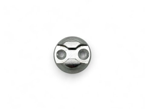 Plaquette simple ancrage Aero aluminium anodise