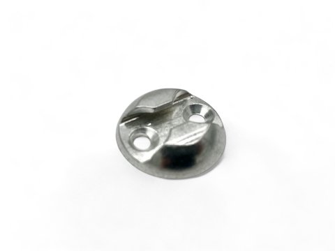 Plaquette simple ancrage Aero aluminium anodise
