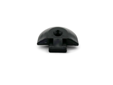Embout plastique noir pour rail Aero semi circulaire