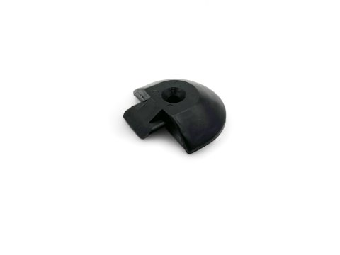 Embout plastique noir pour rail Aero semi circulaire