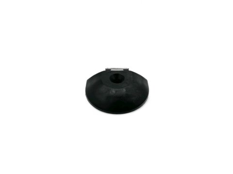 Embout plastique noir pour rail Aero semi circulaire