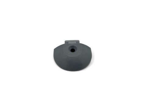 Embout plastique gris pour rail Aero semi circulaire