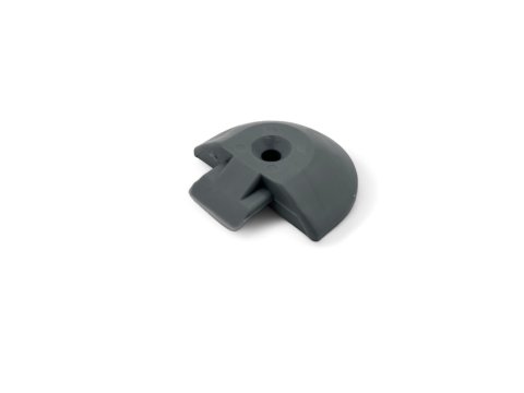 Embout plastique gris pour rail Aero semi circulaire