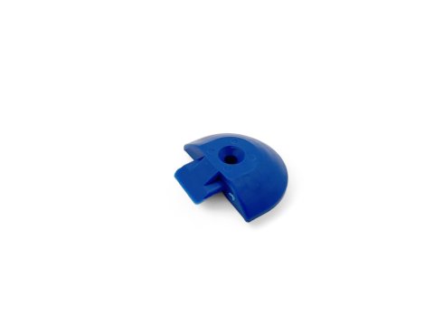 Embout plastique bleu pour rail Aero semi circulaire