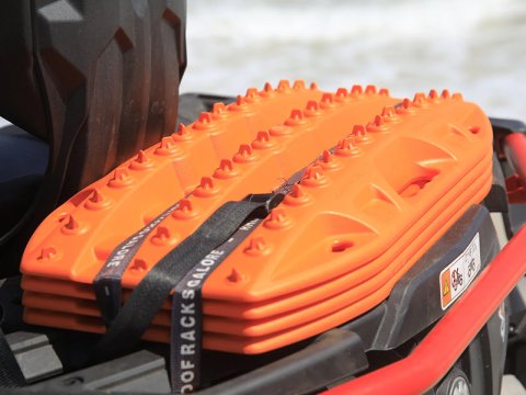 Plaque à sable Maxtrax Mini + Jaxbase orange - Le set
