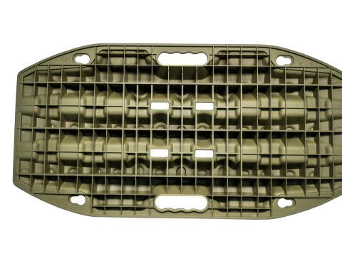 Plaque à sable Maxtrax Mini + Jaxbase vert olive - Le set