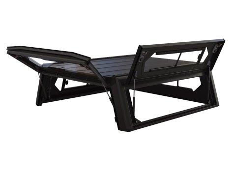 Hardtop Contour noir lisse avec fenêtre latérale pour Ford Ranger 2012-2022 double cabine Alu-Cab