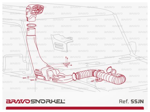 Snorkel Bravo pour Suzuki Jimny après 2018