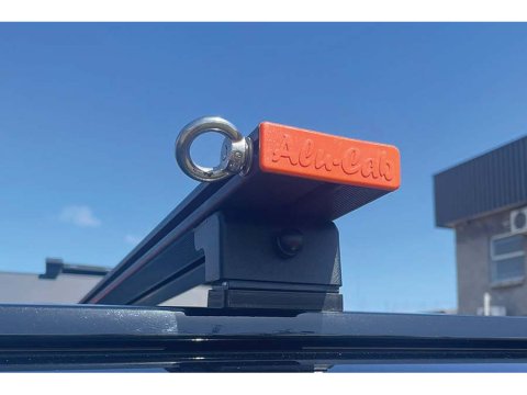 Embout orange droit de barre de toit Alu-Cab