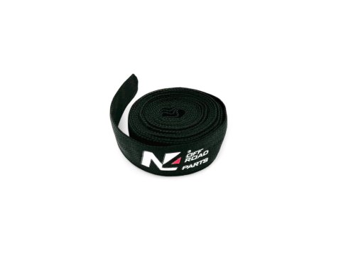 Protection de corde synthétique coté crochet de treuil noire 12mm x 3M N4-Offroad