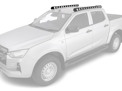 Rhino-Rack Backbone Mounting System - Isuzu D-Max Gen3 - Mazda BT-50 Double Cab Rhino Rack