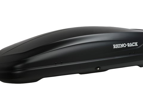 MasterFit Roof Box 370L (Black) Rhino Rack