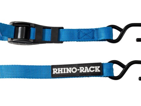 Paire sangles à came bleue 3m avec crochets Rhino Rack