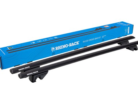 Kit 2 barres de toit transversales Vortex 1370mm pieds RX100 Rhino Rack