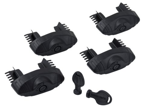 Kit de 4 embouts verrouillable de barre de toit Vortex Secure Core Rhino Rack