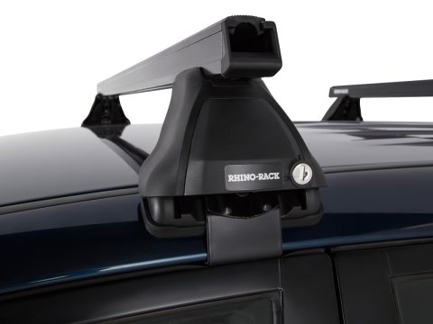Kit 2 barres de toit Heavy Duty noire 1250mm série 2500 Mitsubishi Challenger PB 2009-2015