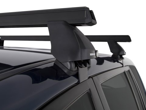 Kit 2 barres de toit Heavy Duty noire 1250mm série 2500 Mitsubishi Challenger PB 2009-2015